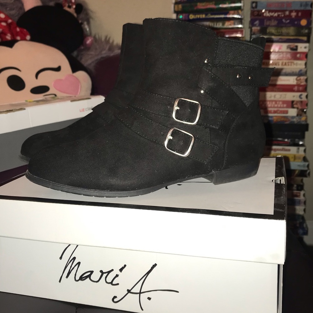 EUC Suede Ankle Boots